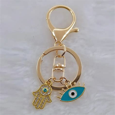 eye of horus keychain|Eye Of Horus Keychain Blue Eye Key Ring Hamsa Hand Key .